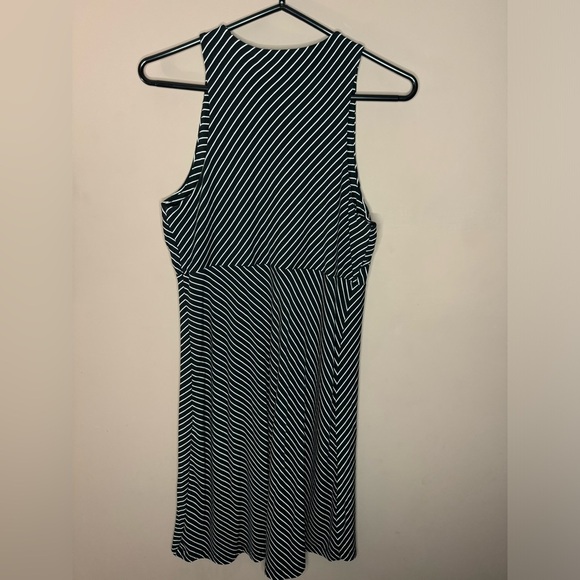 Athleta Feminine Santorini High Neck Mix Stripe Dress - Picture 2 of 4
